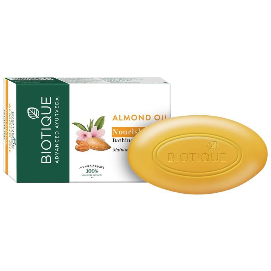 Biotique Nourishing Bathing Bar - Almond Oil, 75g