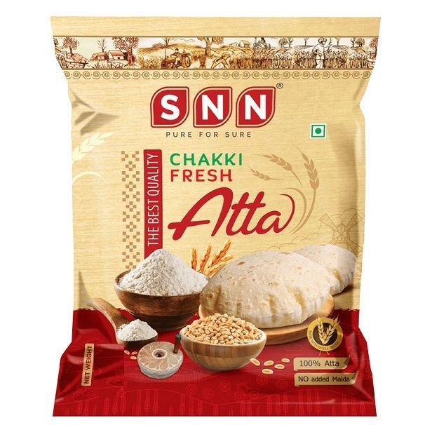 SNN Chakki Fresh Atta Pouch, 1kg