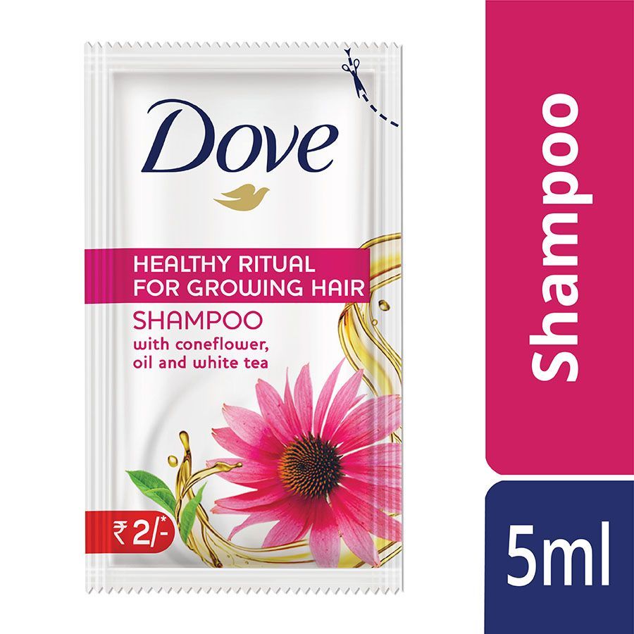 Dove (Rs.2) Shampoo - Healthy Ritual for Growing Hair, 5ml