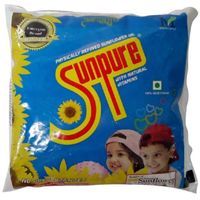 Sunpure Sunflower Oil Pouch, 500ml