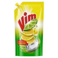 Vim Dishwash Gel Pouch - Lemon, 125ml
