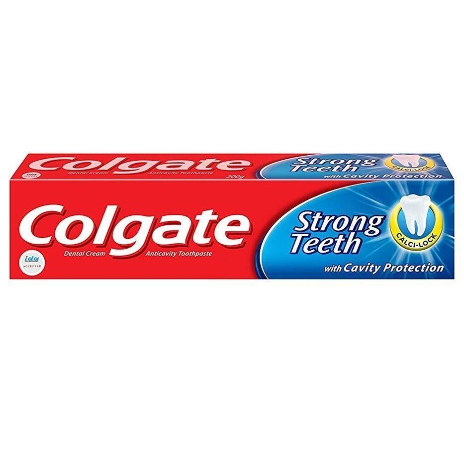 Colgate (Rs.10) Dental Cream Strong Teeth Toothpaste, 21g
