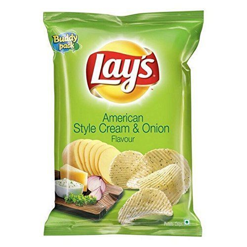 Lays (Rs.10) Potato Chips - Cream & Onion, 18.5g