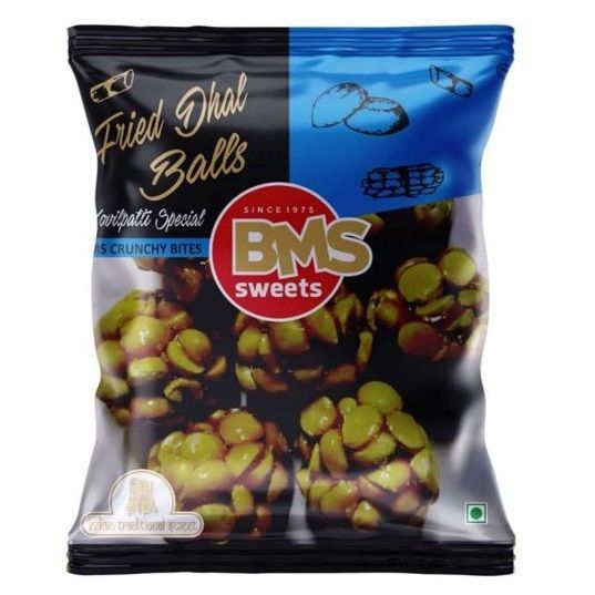 BMS Chikki Balls - Fried Dhal, 100g