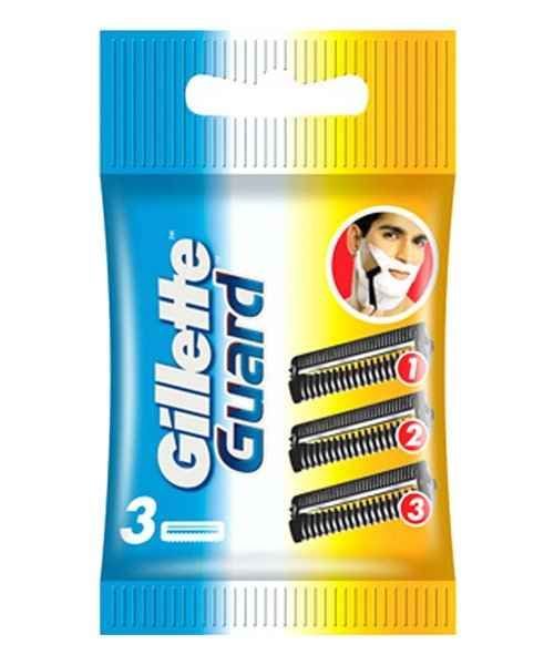 Gillette Guard Shaving Razor Blades - 3 Cartridge